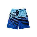 ESX360 Blue Athletic Pro Gamer Shorts