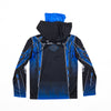Youth Black/Blue Jersey with Hood and Removable Face Gaiter