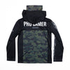 Youth Camo Jersey with Hood and Removable Face Gaiter