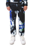 Cloudy Blue and White Pro Gamer Men's Hoodie & Jogger Set